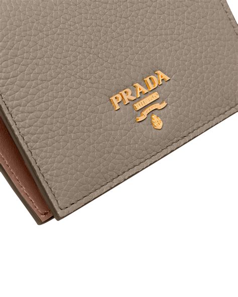 prada small leather wallet|prada leather wallets for women.